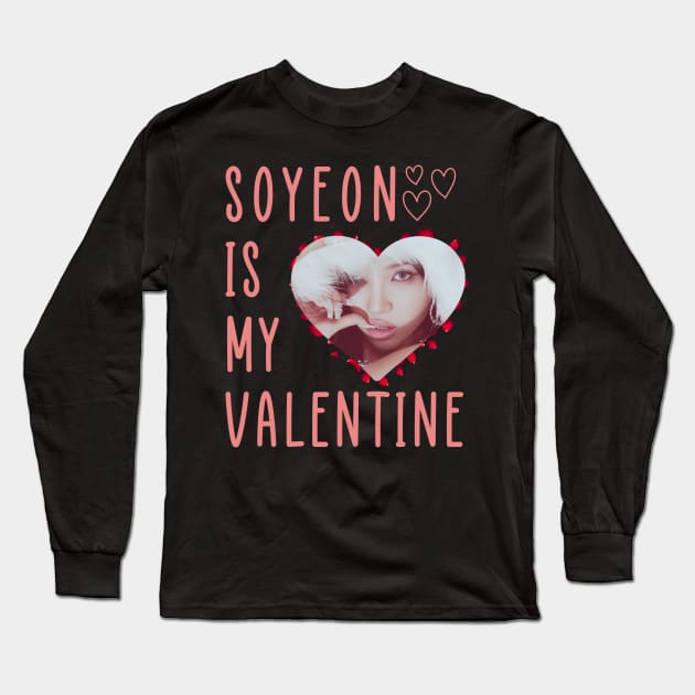 Soyeon Is My Valentine (G)I-dle Long Sleeve T-Shirt by wennstore